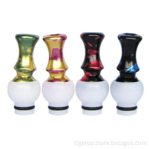 Popular Delrin/Metal/Stainless/Ming 510 Drip Tips, Different Colors, Factory Wholesale SS510